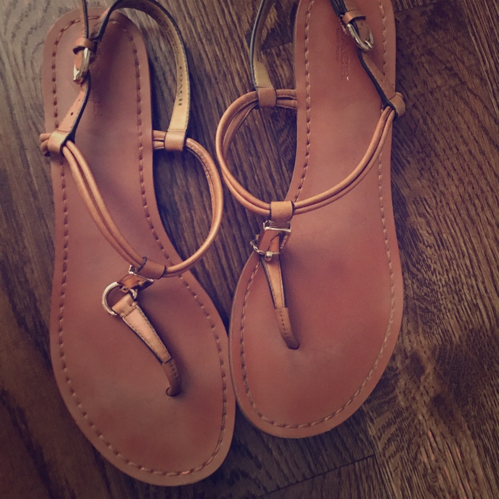 Size 8 Coach Thong Sandals